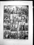 Old Antique Print Silk Industry Italy Collapse Great Quebec Bridge 1907 20th