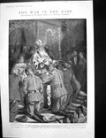 Old Print Bishop Patras Blessing English Athens Turks Cretan Village 1897 19th
