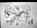 Antique Old Print Sketches Grindelwald Schloss Eltz In Volcanic Eifel 1895 19th