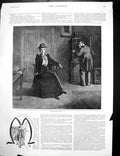 Antique Old Print Isabel Boyton Man Safe Proposed Railway Switzerland 1893 19th