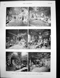 Antique Old Print Royal Palace Plesch Bucharest William Hogarths Plate 1893