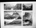 Original Old Antique Print Rocky Mountains Gen Wedding King Queen Denmark 1892
