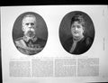 Old Antique Print King Queen Italy Silver Wedding Duchess Sutherland 1893 19th