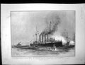 Antique Old Print Hms Good Hope Portsmouth Viceroy Mandalay Boat Race 1902 20th