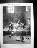 Antique Print Sier Prison Rats Flying Machine Girls Bluecoat School C1910 20th