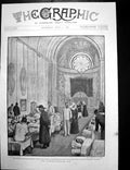 Antique Print Church San Sebastian Hospital Duke York On Board Crescent1898