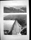 Antique Old Print Periyar Dam India Tombstone Distant Land Fergus Hume 1895