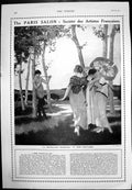 Antique Old Print La Merveilleuse Promenade H Montassier Golf Tournament 1914