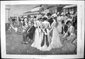 Antique Old Print Ascot Between Races Ladies Walton-On-Thames Regatta 1901 20th