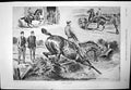 Antique Old Print Making A Hunter Horse Rider Scandinavian Salmon Haunts 1893