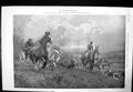 Antique Print Non-Members George Wright Loose Horses Join Hunt Theatre 1920