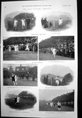 Antique Print L.A.C. Autumn Meeting Races Cubbing With Oakley Terriers 1899