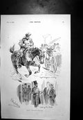 Old Horse Racing Cyclist Raiding Clubs Paris Miss Alice Gilbert 1893 Victorian