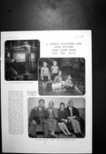 Old Vintage Print Famous Sculptress Lady Hilton Young Rugby Coventry 1930 20th