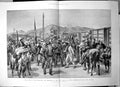 Old Print Transvaal Disbanding Boer Forces Departure Train Pretoria 1896 19th