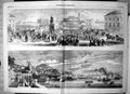 Antique Old Print Reception General Tanrobert Stockholm King Sardinia 1855 19th
