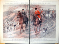 Antique Print Princess Mary Viscount Lascelles Hunting Field Horseback 1922