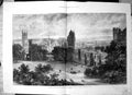 Antique Print View Cardiff From Castle Royal Archaeological Institute 1871 19th