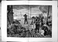 Old Antique Print Greek Insurgents W Mosses Fighting Rifles Swords 1878 19th