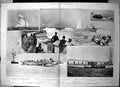 Antique Old Print Accident Shamrock 11 Kings Visit Yacht Narrow Escape 1901