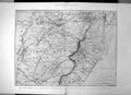Antique Old Print Map Mountain Ranges Transvaal Orange Free State Natal 1899
