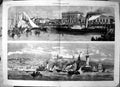 Antique Print Custom House Railway Station Folkestone Boulogne-Sur-Mer1859 19th