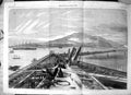Antique Old Print Town Harbour Holyhead Great Eastern Anchor Breakwater 1859