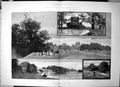 Old Antique Print English Homes Blenheim Rochester Tower Bridge Lake 1885 19th