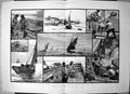 Old Print Shrimping Mouth Thames Sifting Culling Net Market Boiling 1883 19th