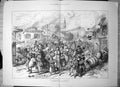 Antique Old Print Bombardment Rustchuk People Escaping With Possessions 1877