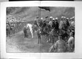 Antique Old Print German Emperor Reviewing Royal Dragoons Shorncliffe 1902 20th