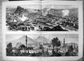 Antique Old Print Town Citadel Kars City Erzeroum West British Consulate 1877