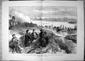 Antique Old Print Cossacks Braila Danube Russian Battery Destroy Turks 1877