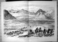 Antique Old Print War Afghanistan Action Heights Charasiab General Baker 1879
