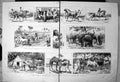 Old Elephant Horse Fair Sonepur Bengal Branding Bullocks 1892 Damaged Victorian