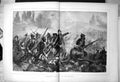 Old Print Prussian Infantry At The Charge Rifles Swords Armour Sell 1870 19th