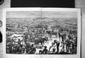 Antique Print Diamond Diggings South Africa Camp Workers Buckets Carts 1872