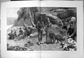 Old Antique Print Twelth August Luncheon Moors Grouse Shooting Dogs 1886 19th