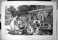 Antique Print Henley Royal Regatta Arthur Hopkins Boats Decorated Band 1891