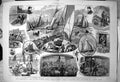 Old Fishermen Ensign North Sea Fishing Fleet Fish Carrier Frost 1883 Victorian