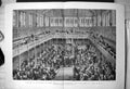 Antique Old Print Taking Division House Commons Tellers Table 130 Portraits