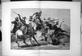 Print Lion Hunt Desert Natives Horses Spears Horace Vernet Bethnal Green1874