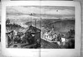 Antique Old Print Paris From Advanced Posts Men Guns Spotting Balloons 1870
