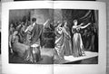 Old Print Greek Play London Drawing Room Actors Stage Musicians Band 1883 19th