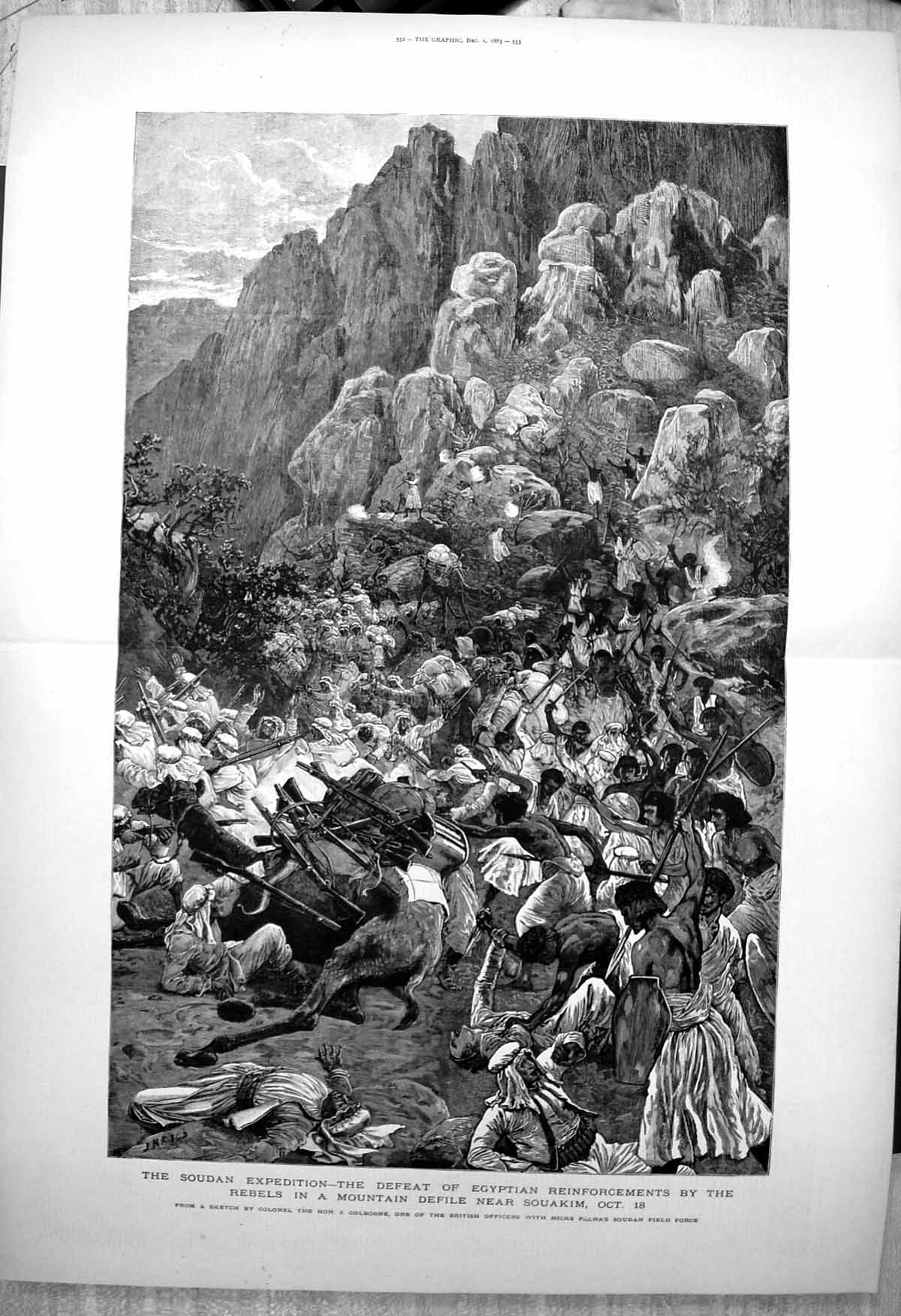 Old Soudan Field Force Hicks Pasha Defeat Egyptians Rebels Souakim 1883 19th