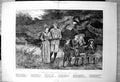 Antique Print Summers Holiday Starting Team CoupleChildren Tow Boat 1878