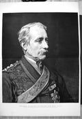 Old Print Portrait General Viscount Wolseley K P G C B G C M G Frank Holl