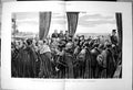 Old Print Queens Visit Epping Forest Opening Ceremony Crowd Gathered 1882 19th