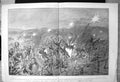 Antique Old Print Encounter Port Arthur Japanese Detachment Barbed Wire 1904