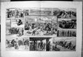 Antique Old Print Yarmouth Sands Fishing Pier Hauling Yacht Jetty Market 1889